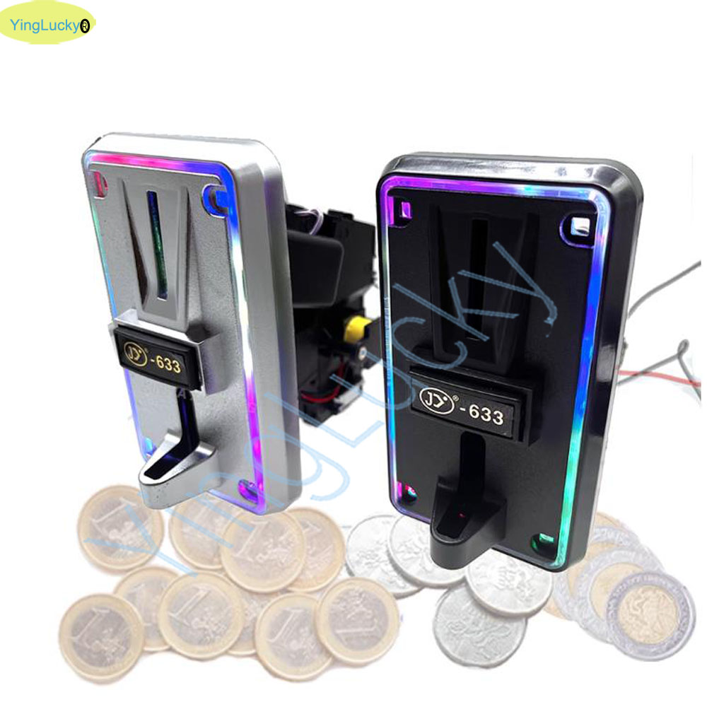 Kolorowy czytnik monet LED, se – Arcade Ticket Machine recenzja i cena