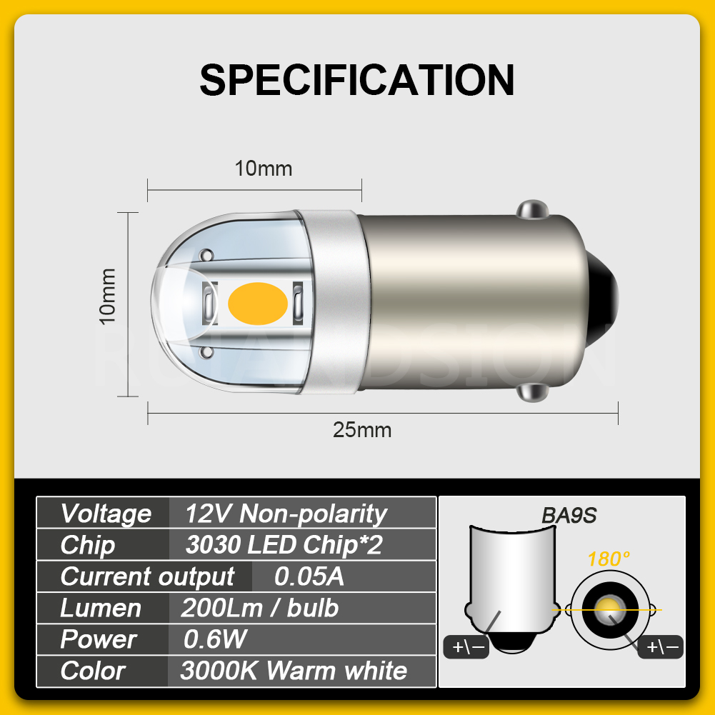 4 szt. 6.3V BA9S 2 SMD 3030 LE – Pinball Machine recenzja i cena